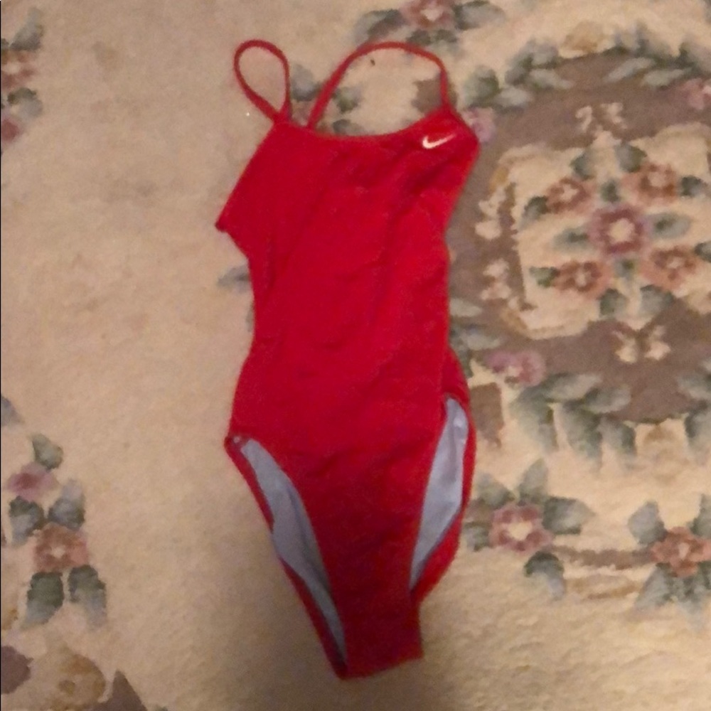 Nike red onesie